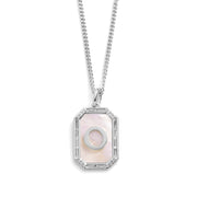 Mother Of Pearl Initial Necklace