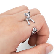 Siamese Cat Wrap Ring