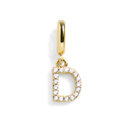 Pavé Letter Charm