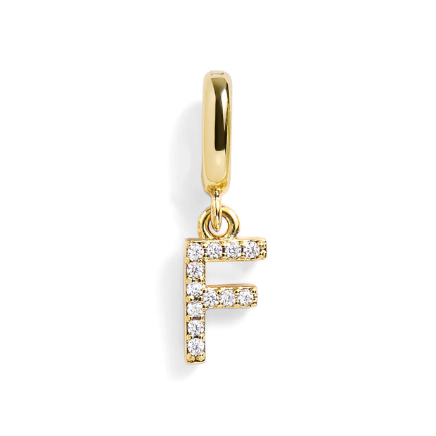 Pavé Letter Charm