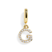 Pavé Letter Charm