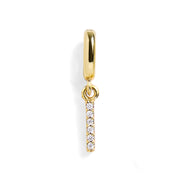 Pavé Letter Charm