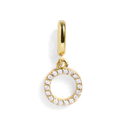 Pavé Letter Charm