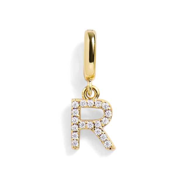 Pavé Letter Charm