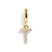 Pavé Letter Charm