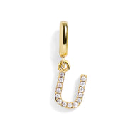 Pavé Letter Charm