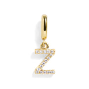 Pavé Letter Charm