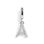 Pavé Letter Charm