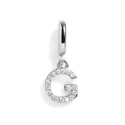 Pavé Letter Charm