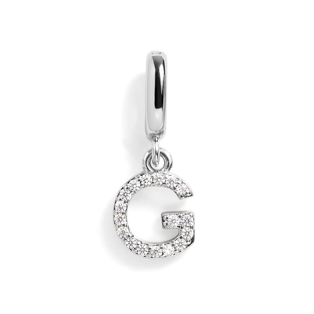 Pavé Letter Charm