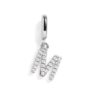 Pavé Letter Charm