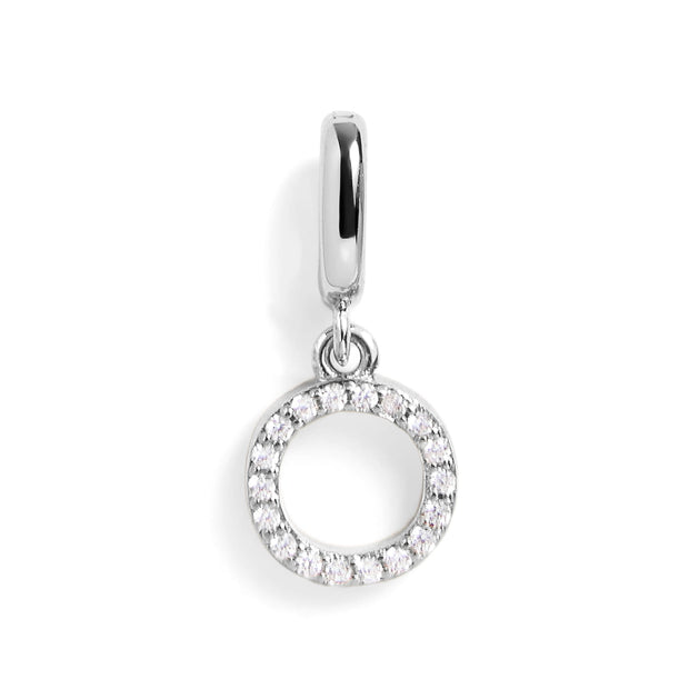 Pavé Letter Charm