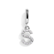Pavé Letter Charm