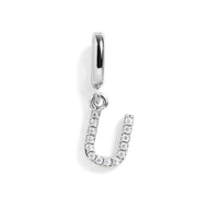Pavé Letter Charm