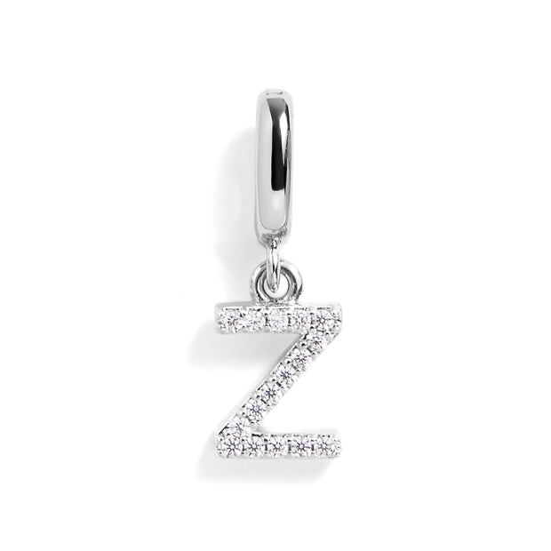Pavé Letter Charm