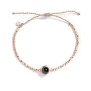 Personalized Metallic Bead Slider Bracelet