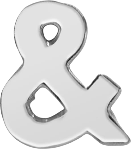 Slider Block Ampersand Charm — image 1 of 1