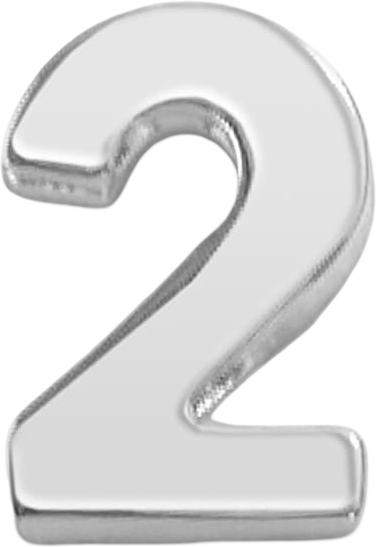 Slider Block Number Charm — image 3 of 10
