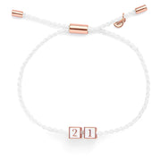 Personalized Letter Block Bracelet