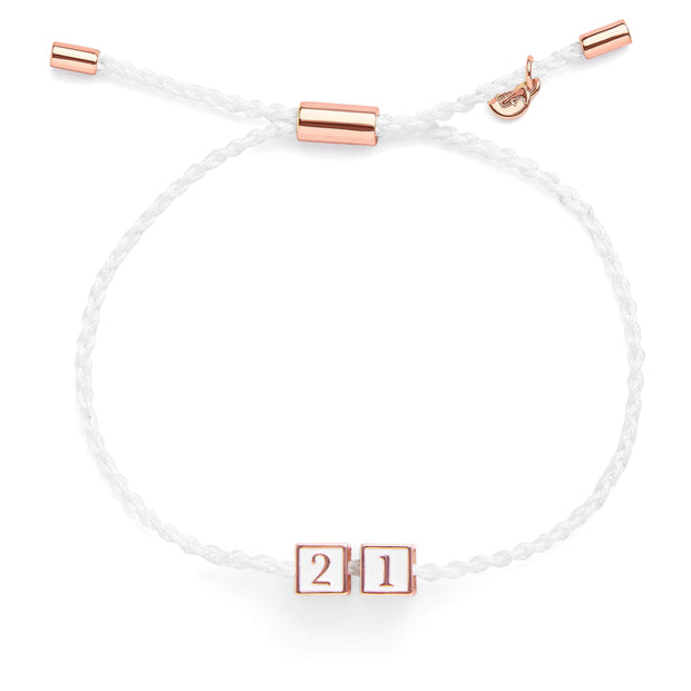 Personalized Letter Block Bracelet