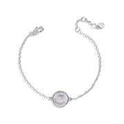 Mother of Pearl Initial Bracelet