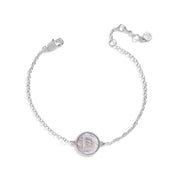 Mother of Pearl Initial Bracelet