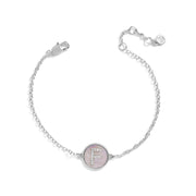 Mother of Pearl Initial Bracelet