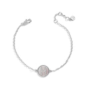 Mother of Pearl Initial Bracelet
