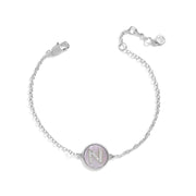 Mother of Pearl Initial Bracelet