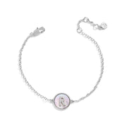 Mother of Pearl Initial Bracelet