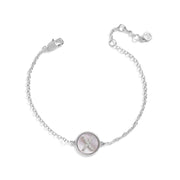 Mother of Pearl Initial Bracelet