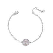 Mother of Pearl Initial Bracelet