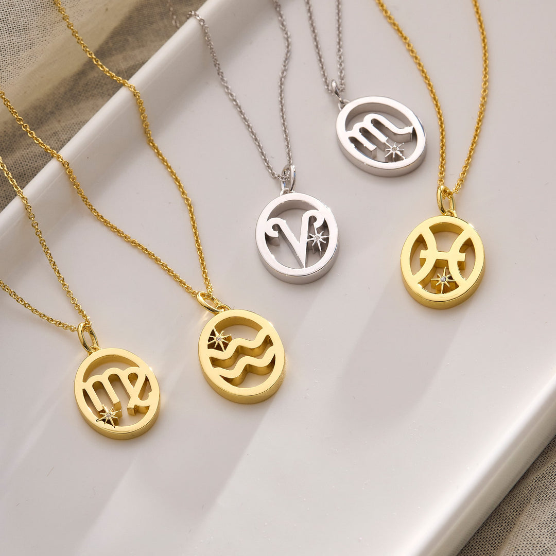 Cheap zodiac necklaces store