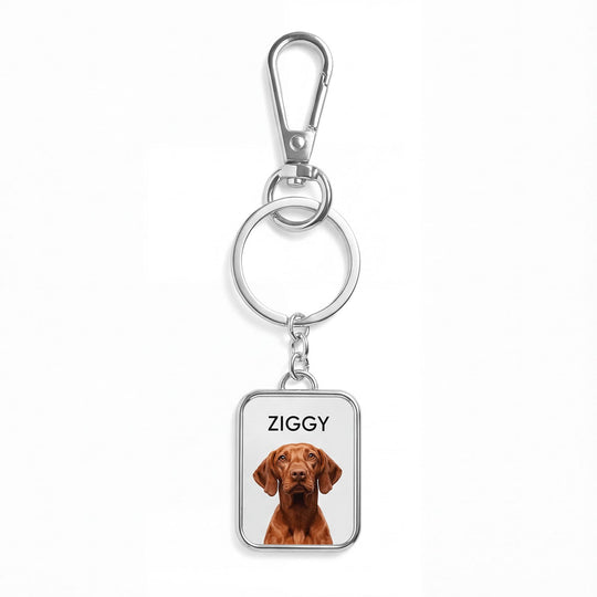 Personalized Pet Portrait Keychain