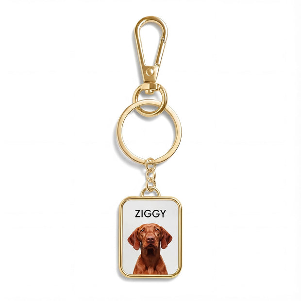 Personalized Pet Portrait Keychain