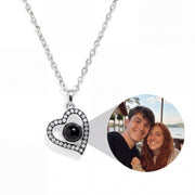 Personalized Vintage Heart Photo Necklace — thumbnail 1 of 3
