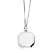 Engravable Square Necklace