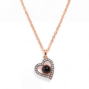 Personalized Vintage Heart Photo Necklace — thumbnail 3 of 3