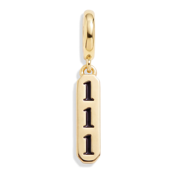 Angel Number Charm 111 - Gold