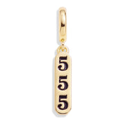 Angel Number Charm 666 - Gold