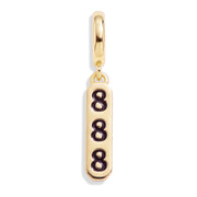 Angel Number Charm 888 - Gold