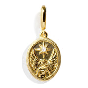 Angel Medallion Charm