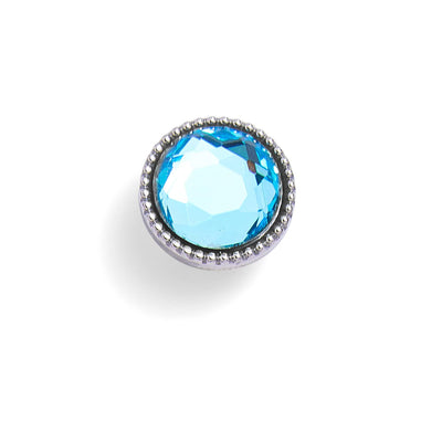 Round Birthstone Charm