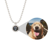 Personalized Ball Shot Photo Necklace