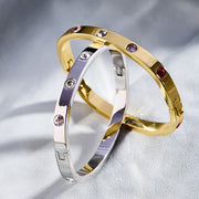 Stone Station Hinge Bangle