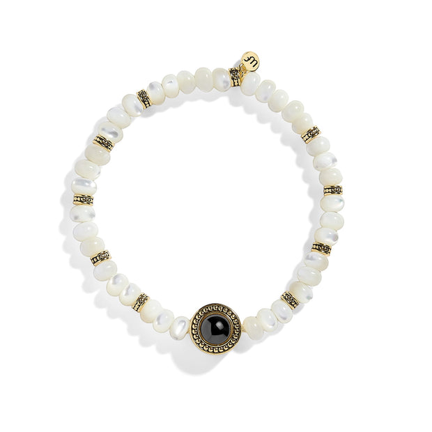 Personalized Gemstone Stretch Bracelet