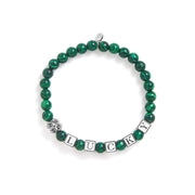 LUCKY Malachite Stretch Bracelet