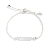 Engravable Bar Leather Bracelet