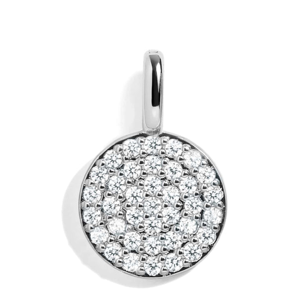Pavé Glitz Disc Charm