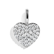Pavé Heart Charm
